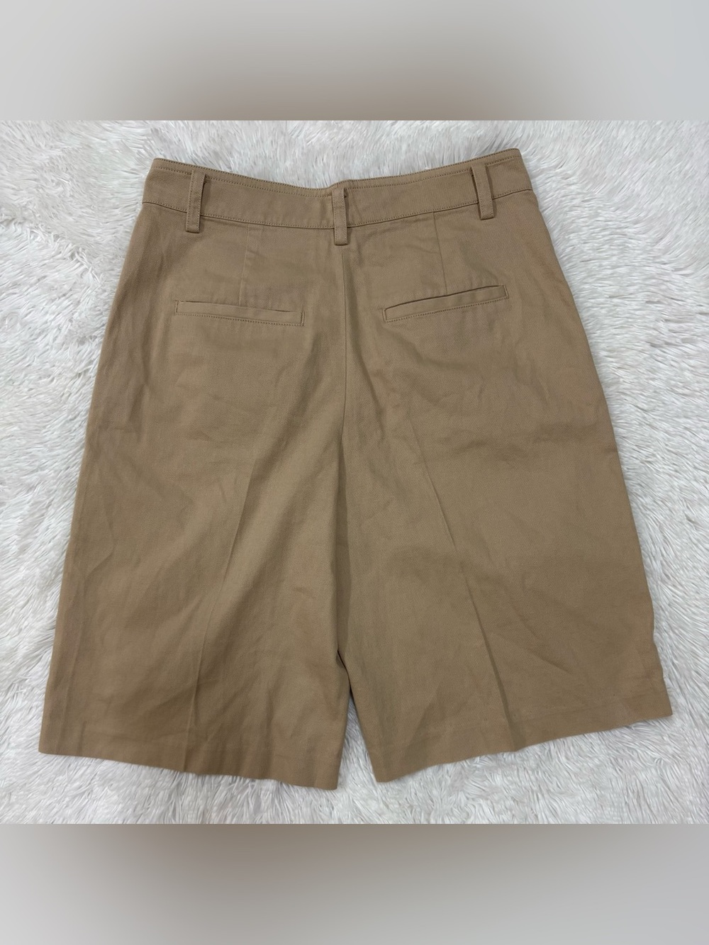 Vince Beige/Tan Waistband Detail Pants - Picture 3 of 9